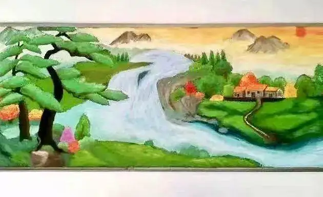 又一“扫地僧”火了！保洁阿姨3D黑板报惊艳全网 | 精选