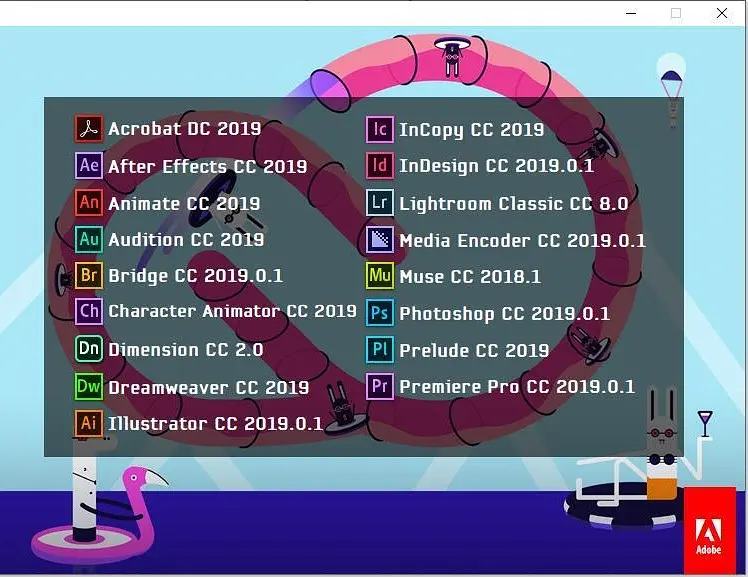 嬴政天下 Adobe CC 2019全家桶大师版 v9.3.3 特别完整版