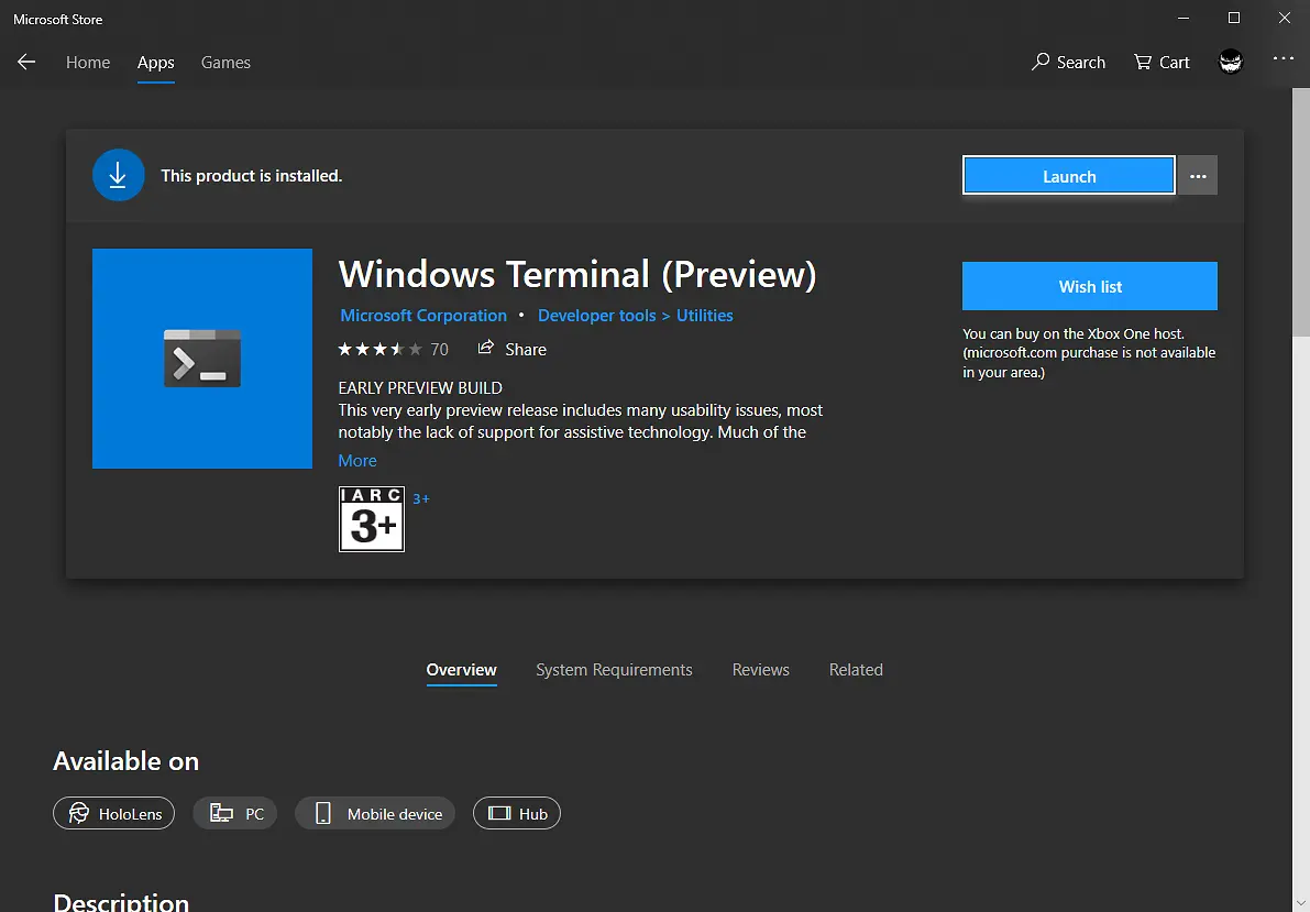 像MAC一样使用win10的Terminal