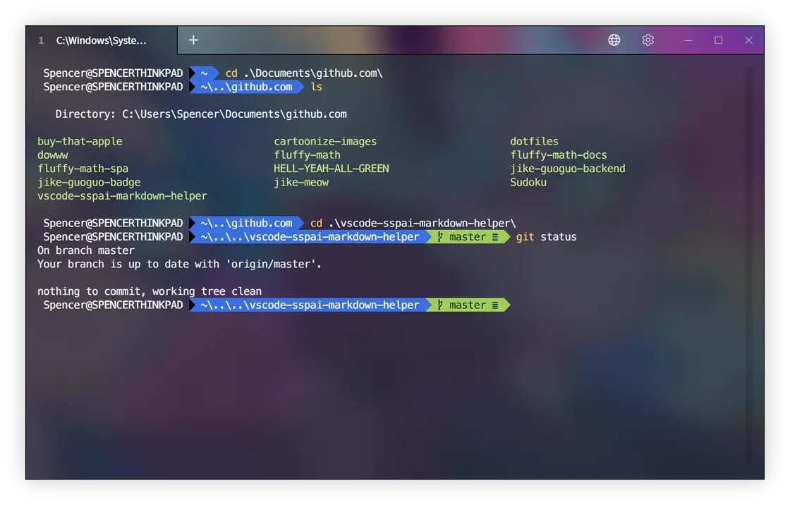 像MAC一样使用win10的Terminal