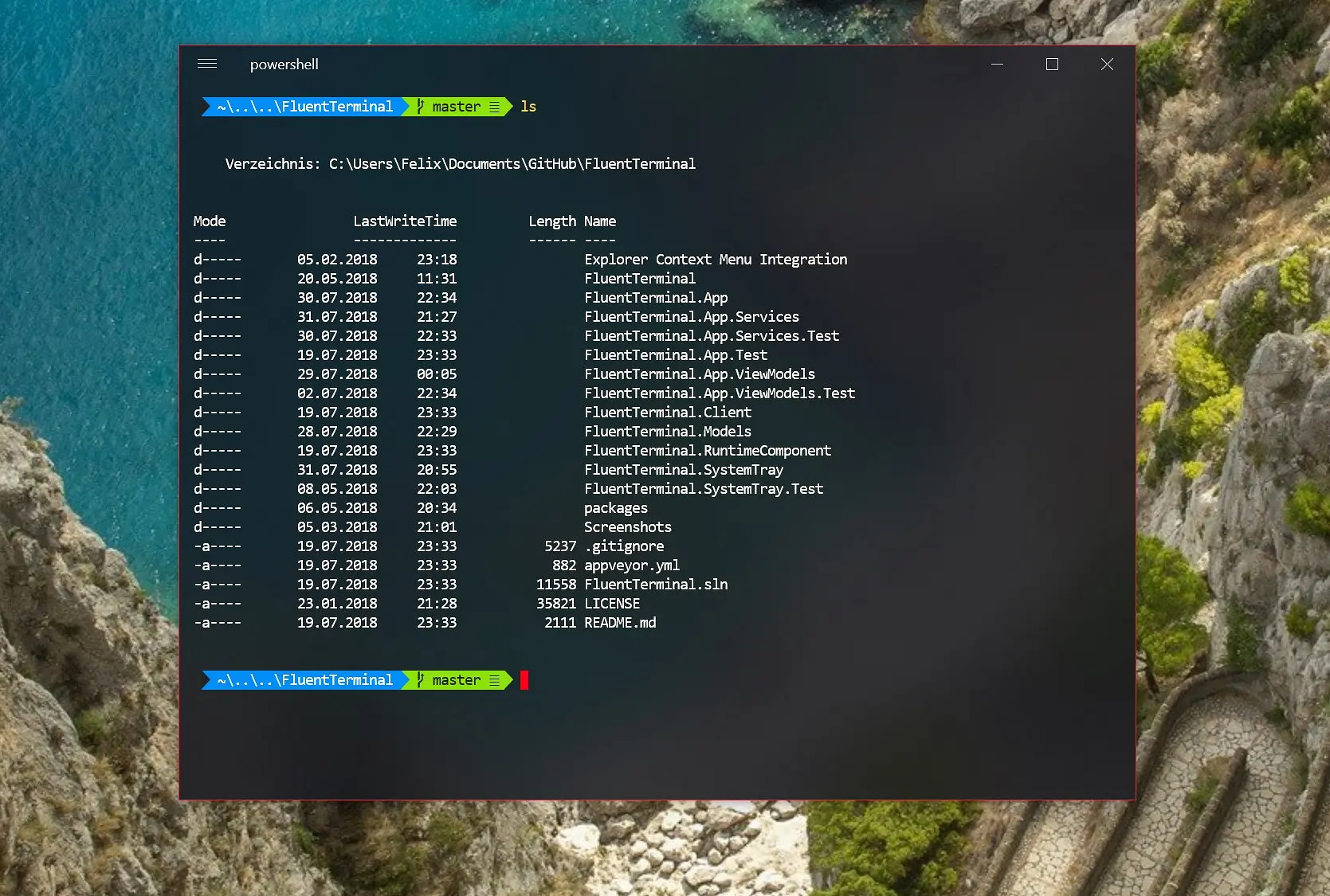 像MAC一样使用win10的Terminal