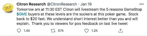 暴涨1700%，"血洗"华尔街！美国散户史诗级抱团，"干翻"对冲基金，做空机构巨亏300多亿！感受人民的力量吧！