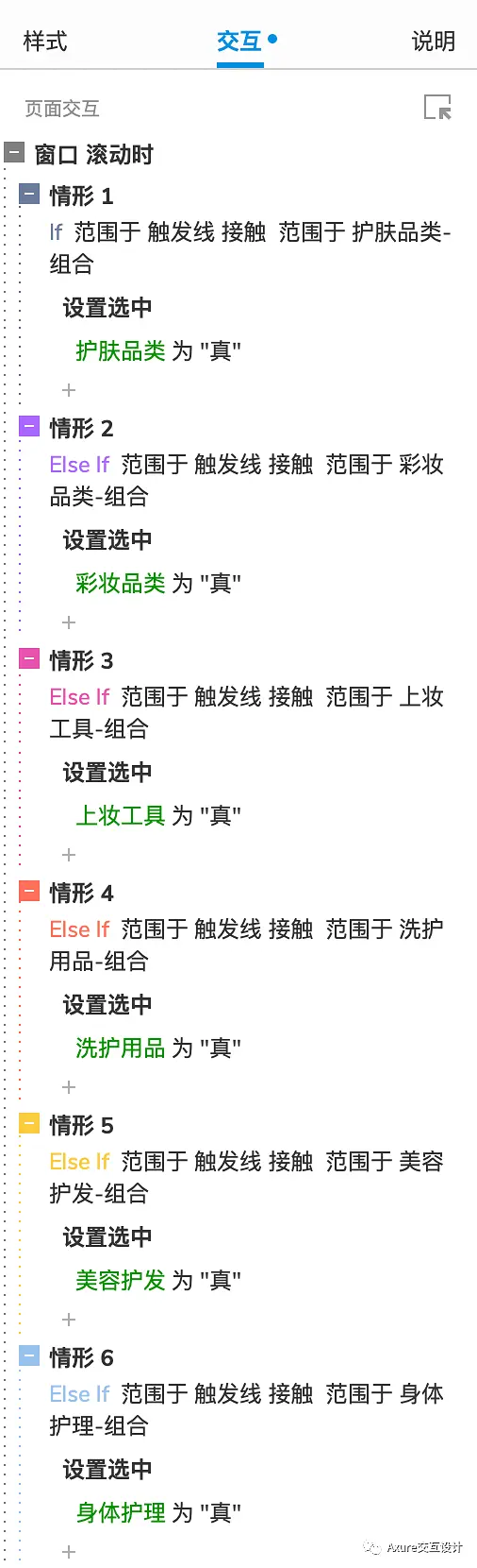 【Axure交互教程】 锚点滚动效果