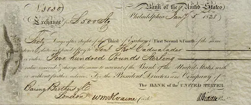 bills of exchange