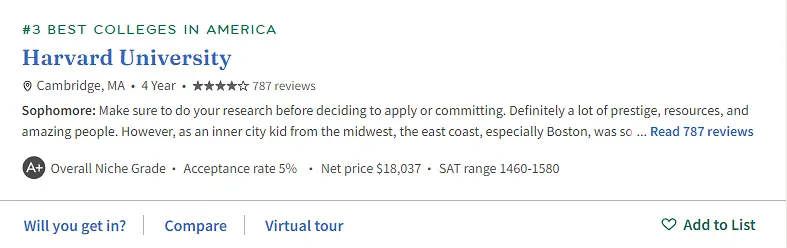 留学‖Niche发布2023美国最佳大学排名，来看看美国院校版“大众点评”的榜单