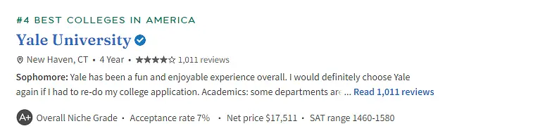 %title插图%num 留学‖Niche发布2023美国最佳大学排名,来看看美国院校版“大众点评”的榜单