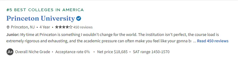 留学‖Niche发布2023美国最佳大学排名，来看看美国院校版“大众点评”的榜单