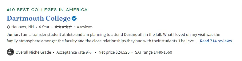 %title插图%num 留学‖Niche发布2023美国最佳大学排名,来看看美国院校版“大众点评”的榜单