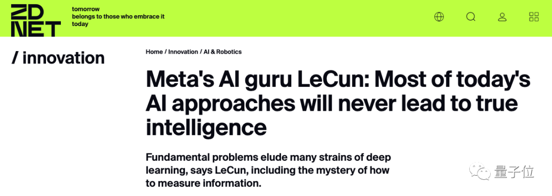 LeCun：概率论无法实现真正AI，我们要退回原点重新开始