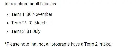 澳洲留学必备！2024年澳洲八大申请截止日期一览