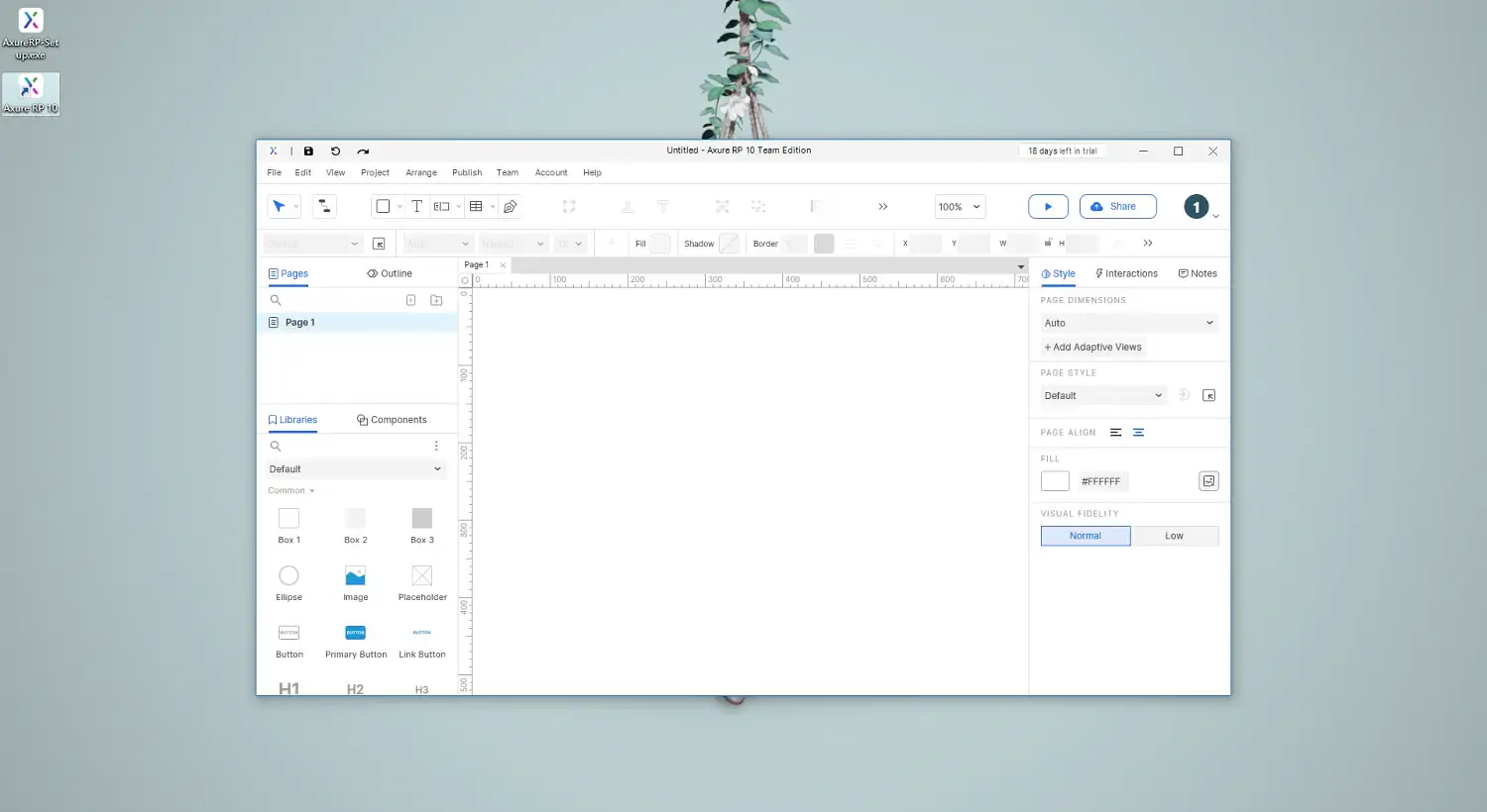 【Axure10】Win环境安装
