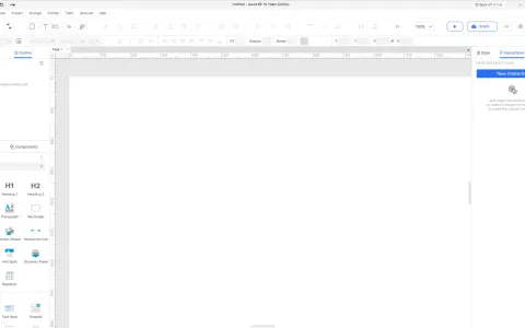 【Axure10】软件布局功能说明