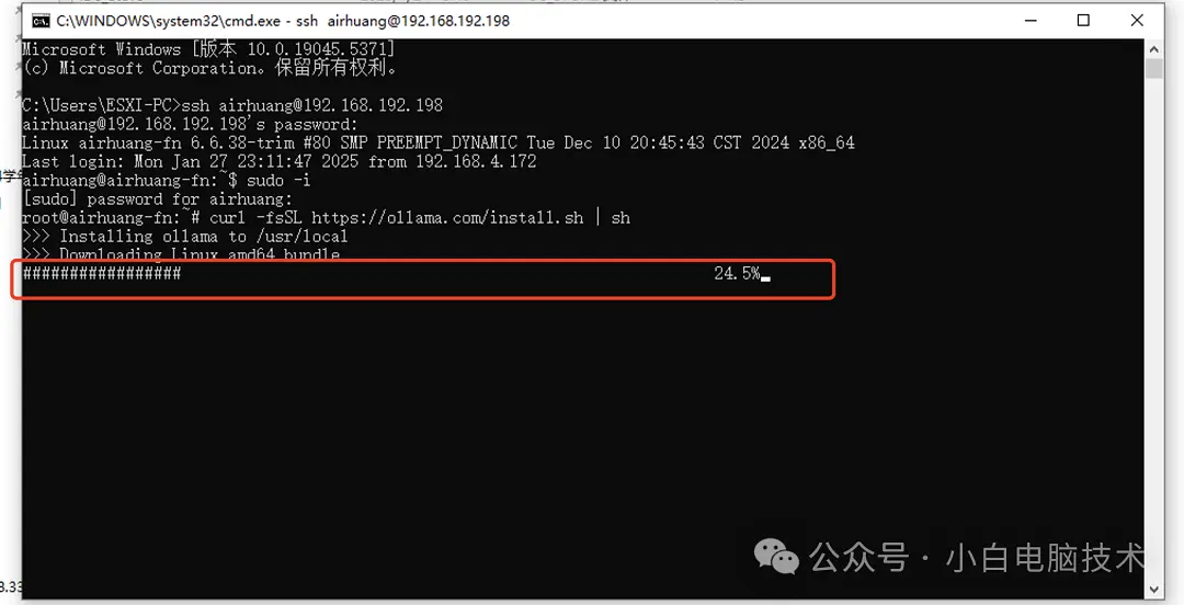 %title插图%num 最近爆火的DeepSeek如何部署到飞牛NAS(适用于大部分Linux)