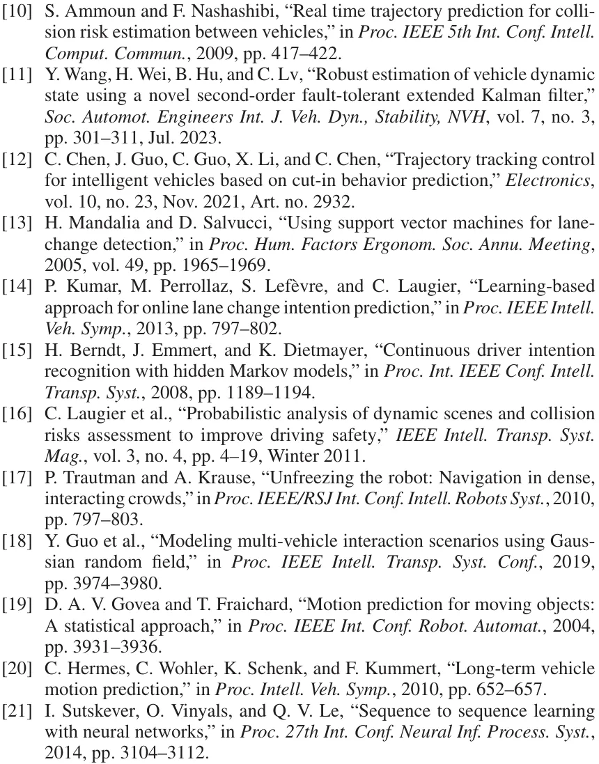 用于车辆轨迹预测的稀疏注意力图卷积网络