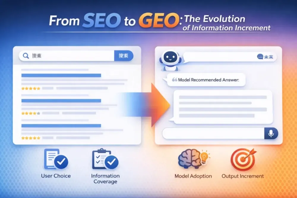 从 SEO 到 GEO，“信息增量”在搜索范式中的迁移