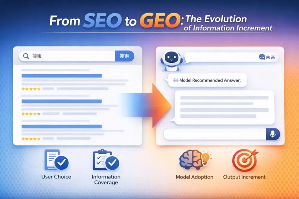 %title插图%num 从 SEO 到 GEO,“信息增量”在搜索范式中的迁移
