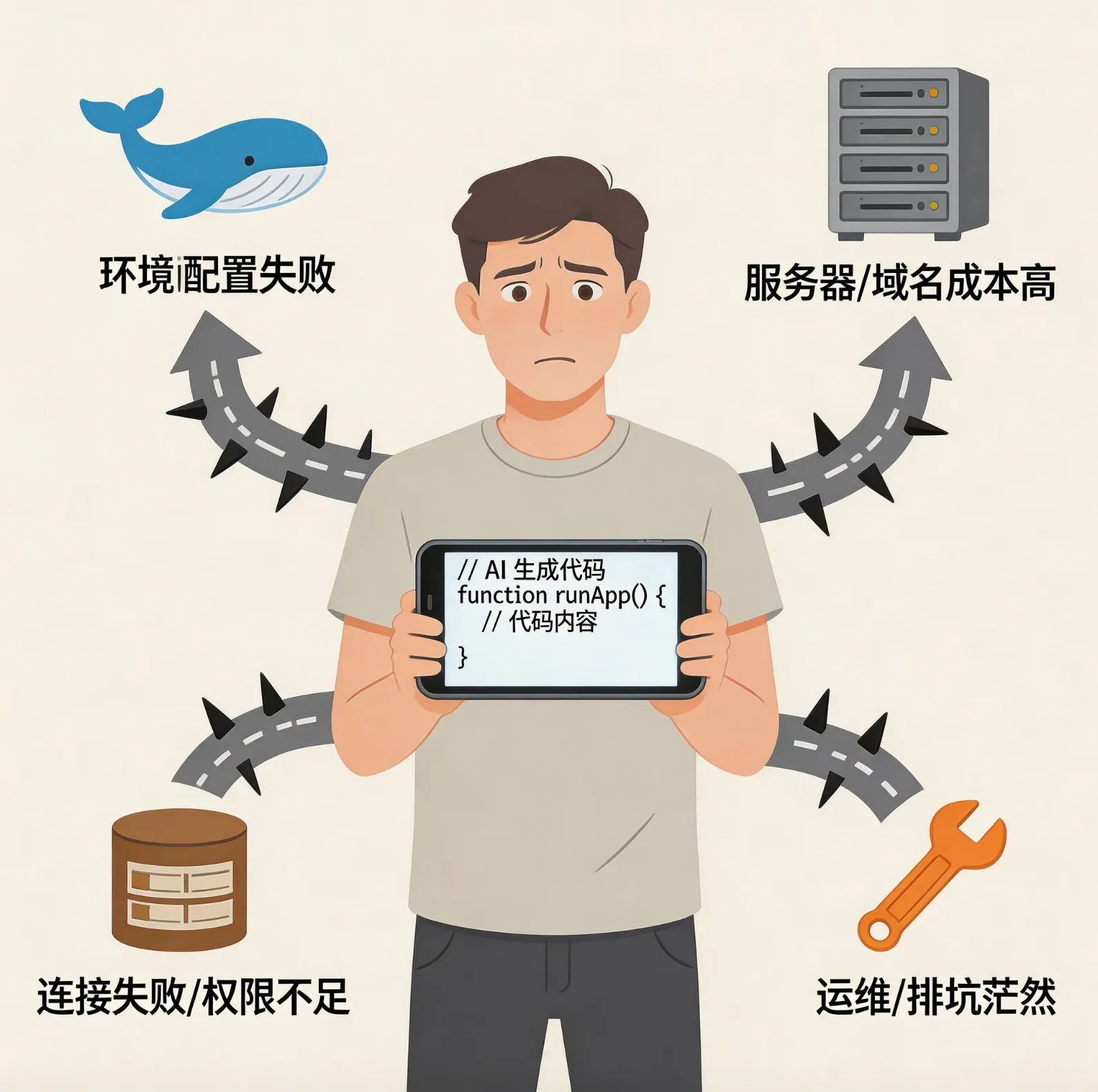 实测Claude、通义千问后：AI编程落地的致命痛点，普通人永远做不到“言出法随”